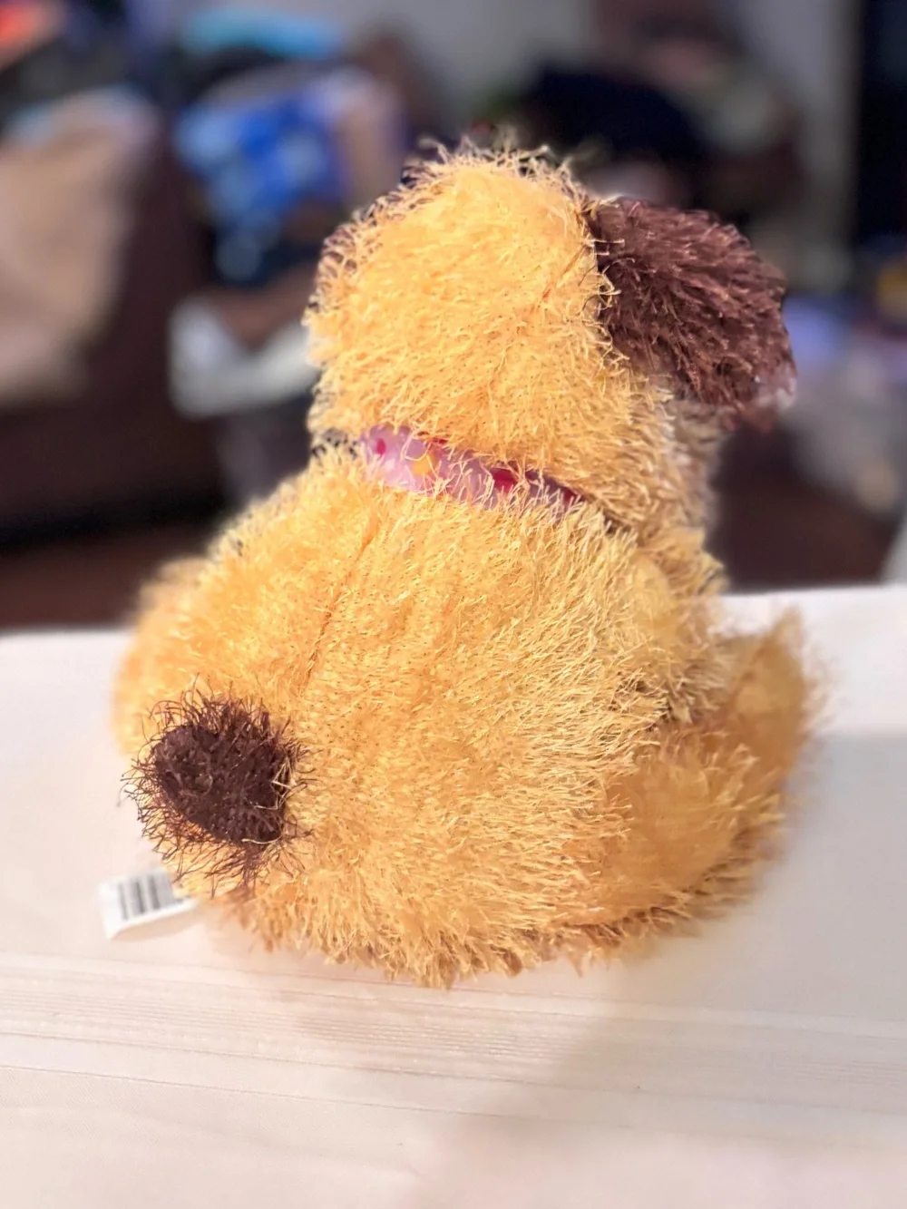 Brown and tan stuffed dog toy #dog #stuffedtoy #plushie